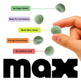 Max Gummies Creatine Monohydrate Gummies with a scoop