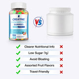 MaxHemp Creatine Gummies showing vegan-friendly label