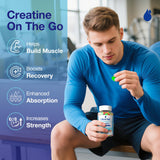 MaxHemp Creatine Gummies with serving size of 4 gummies