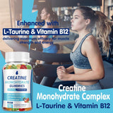 MaxHemp Creatine Monohydrate Gummies blue packaging with gummies visible