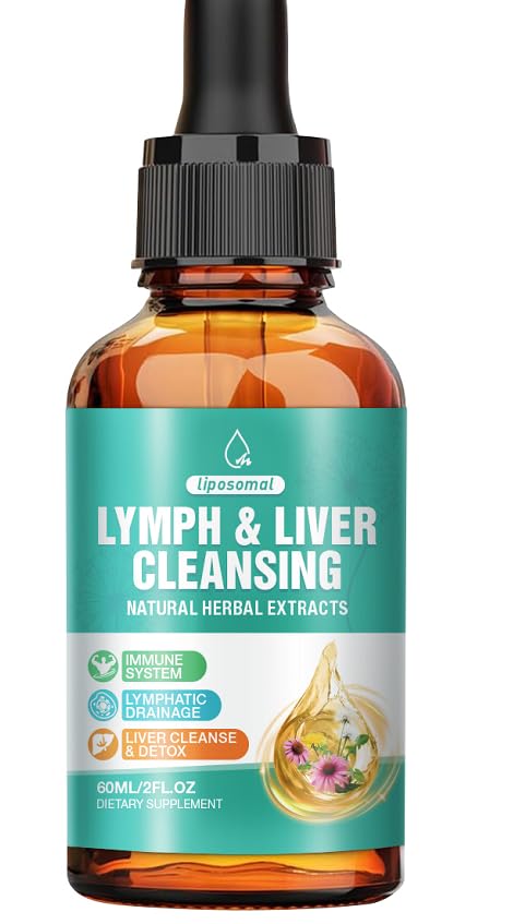 MaxHemp Liposomal Lymphatic Drainage Drops 60mL bottle front view