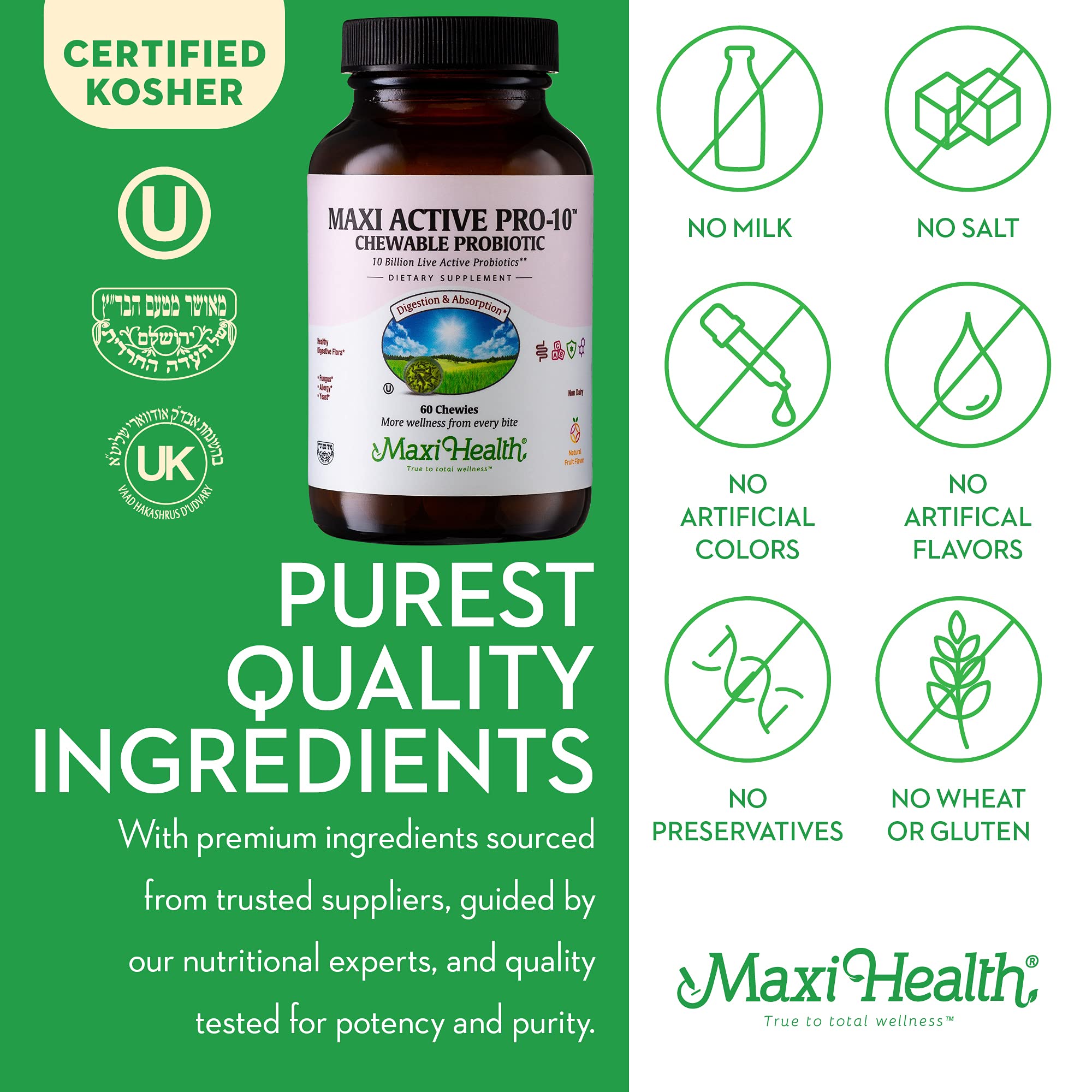 Maxi Health Active Pro-10 Kids Probiotic Chewables in a lifestyle setting