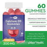Maxi Health Calci-Licious! Gummies teddy bear shape