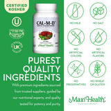 Maxi Health Calcium D3 K2 Magnesium supplement in hand