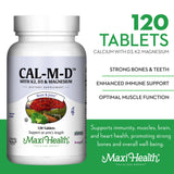 Maxi Health Calcium D3 K2 Magnesium supplement nutritional information