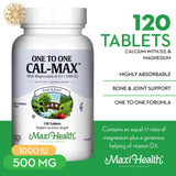 Maxi Health Calcium Supplement tablet close-up