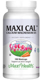 Maxi Health Calcium with D3 & Magnesium 1000mg capsules front view