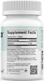 Maxi Health Chewable Melatonin 3mg Tablets side view showing tablet count