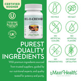 Maxi Health Chewable Melatonin 5mg Tablets with ingredients
