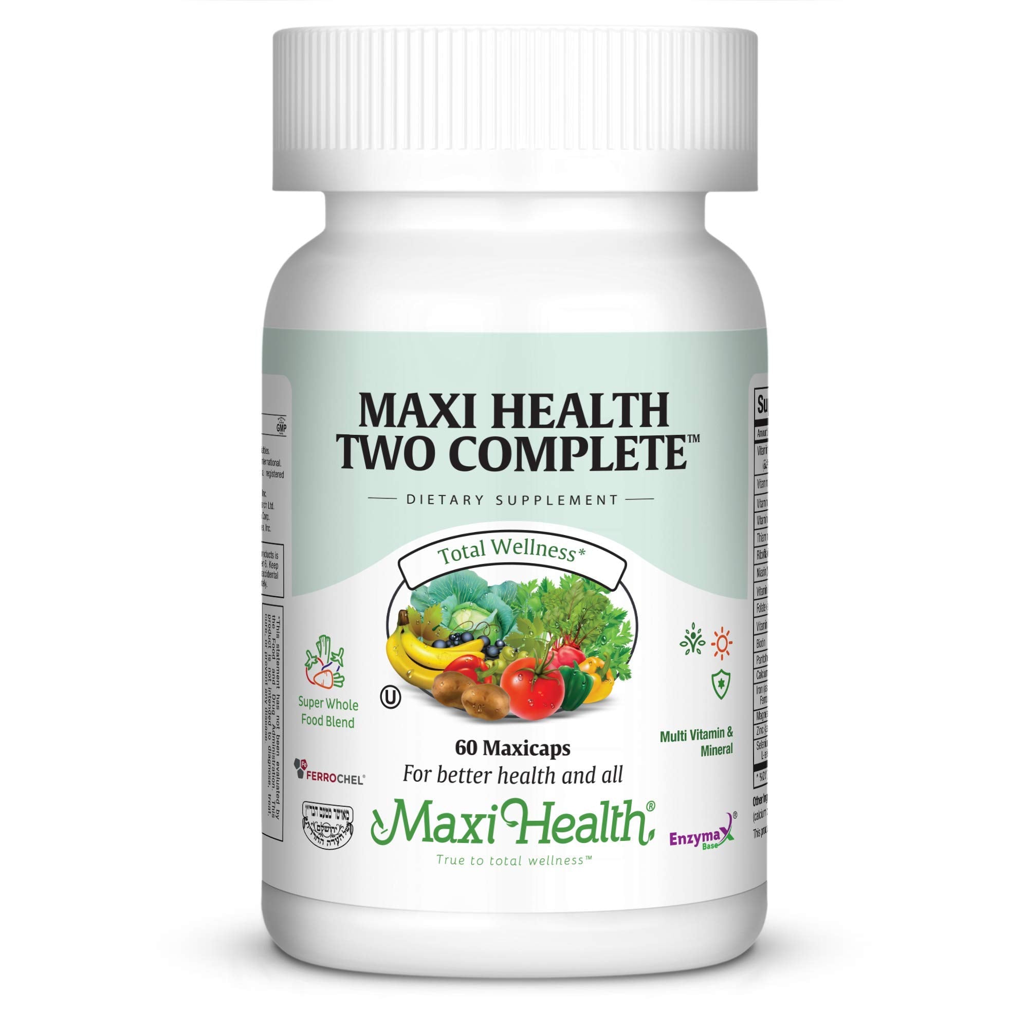 Maxi Health Complete Multivitamin Capsules front view with packaging