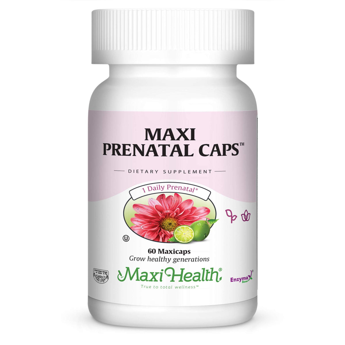 Maxi Health Complete Prenatal Multivitamin 90 Capsules front view