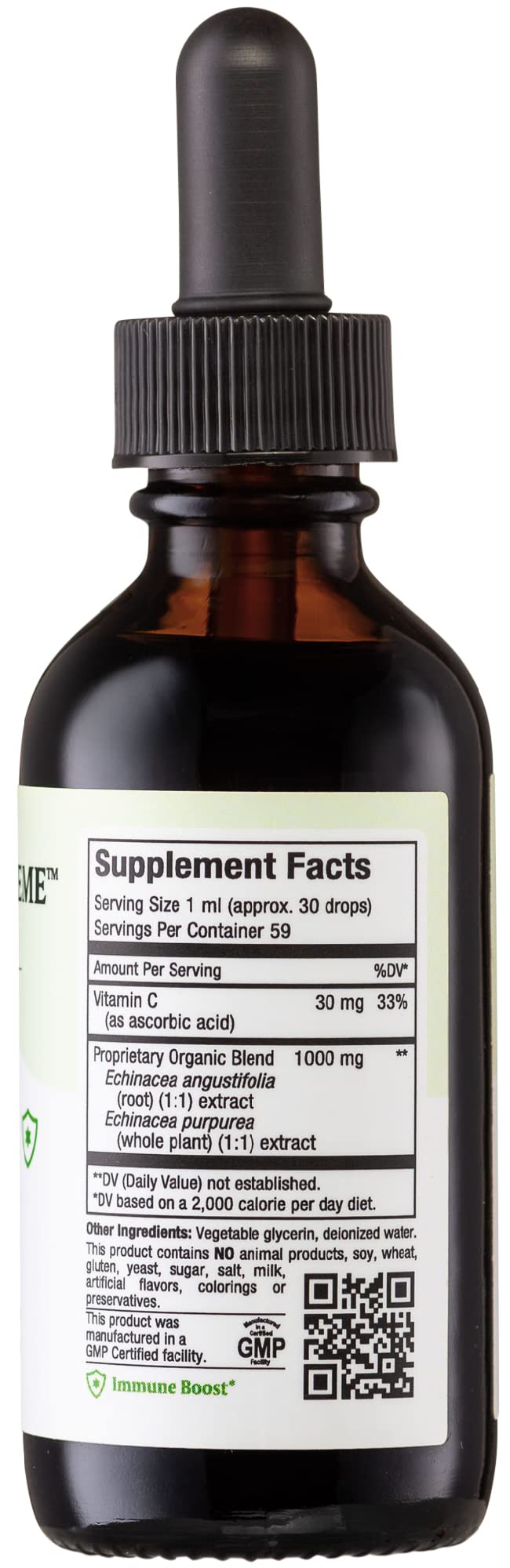 Maxi Health Echinacea Drops 1000mg dropper cap