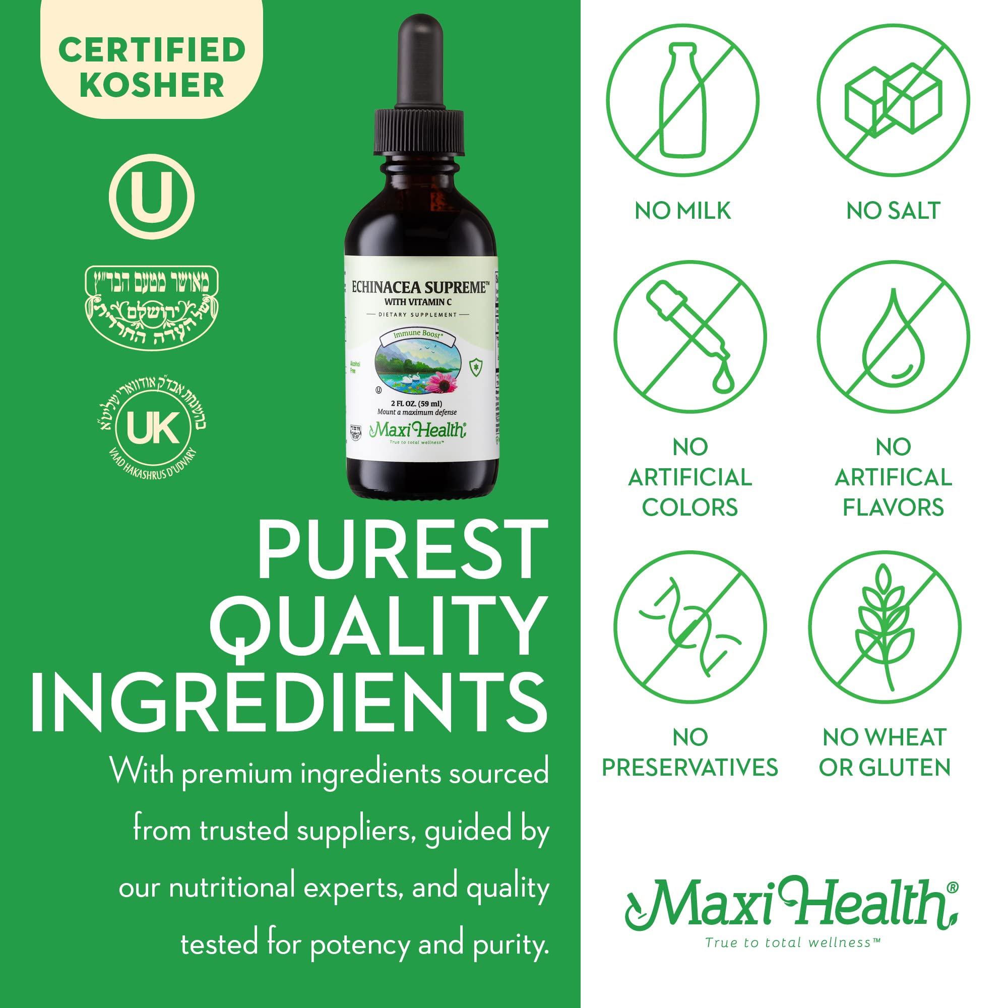 Maxi Health Echinacea Drops 1000mg packaging