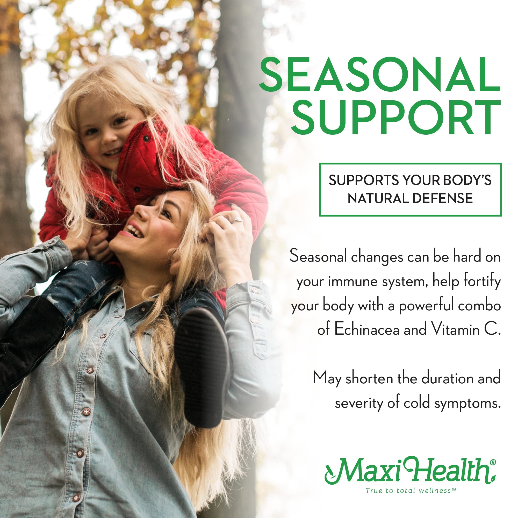 Maxi Health Echinacea Drops 1000mg side view