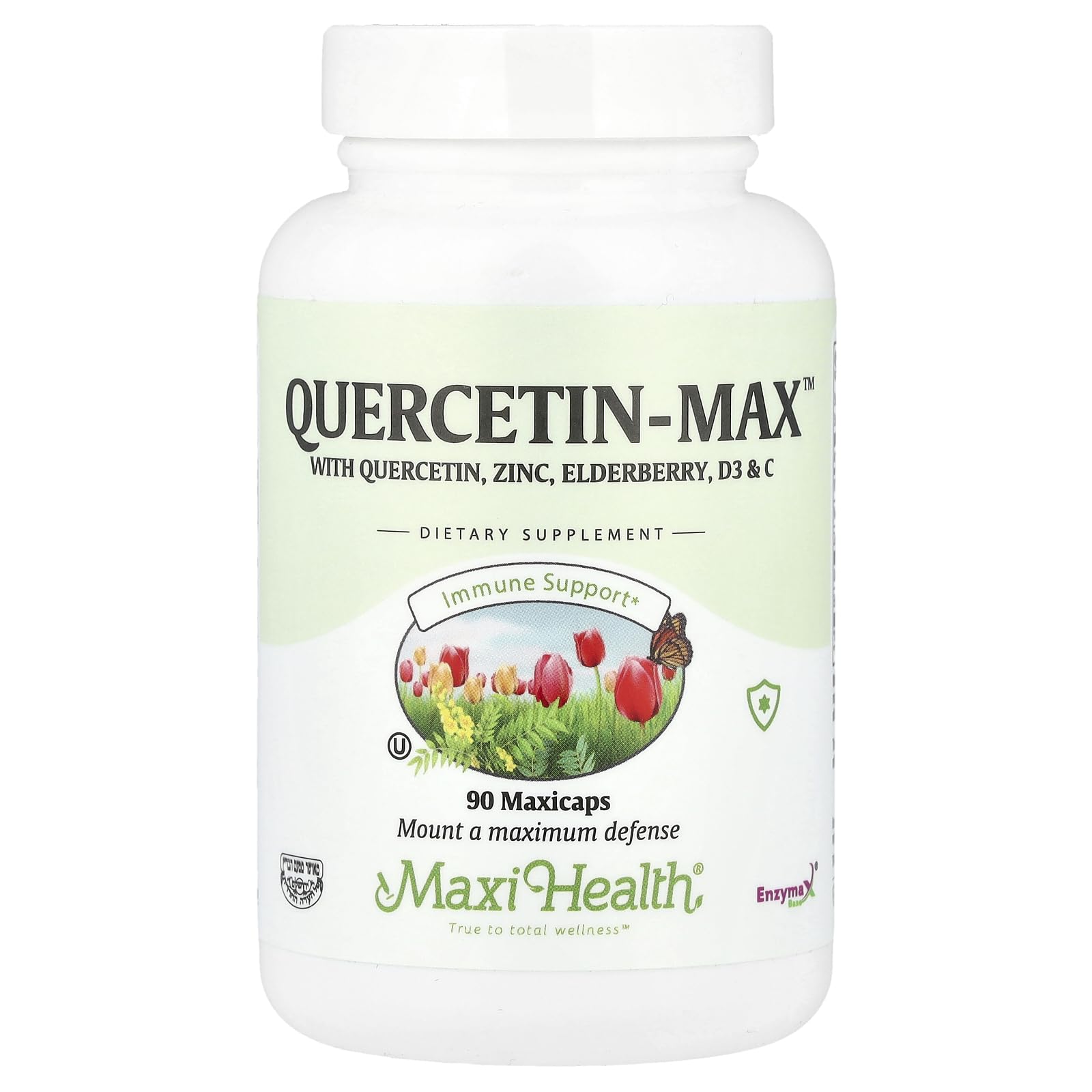 Maxi Health Elderberry Quercetin Complex 90 capsules front view