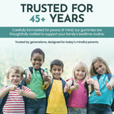 Maxi Health Kids Melatonin Gummies 1mg gummies on a table