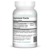 Maxi Health MAG 6 Magnesium Supplement side view with label