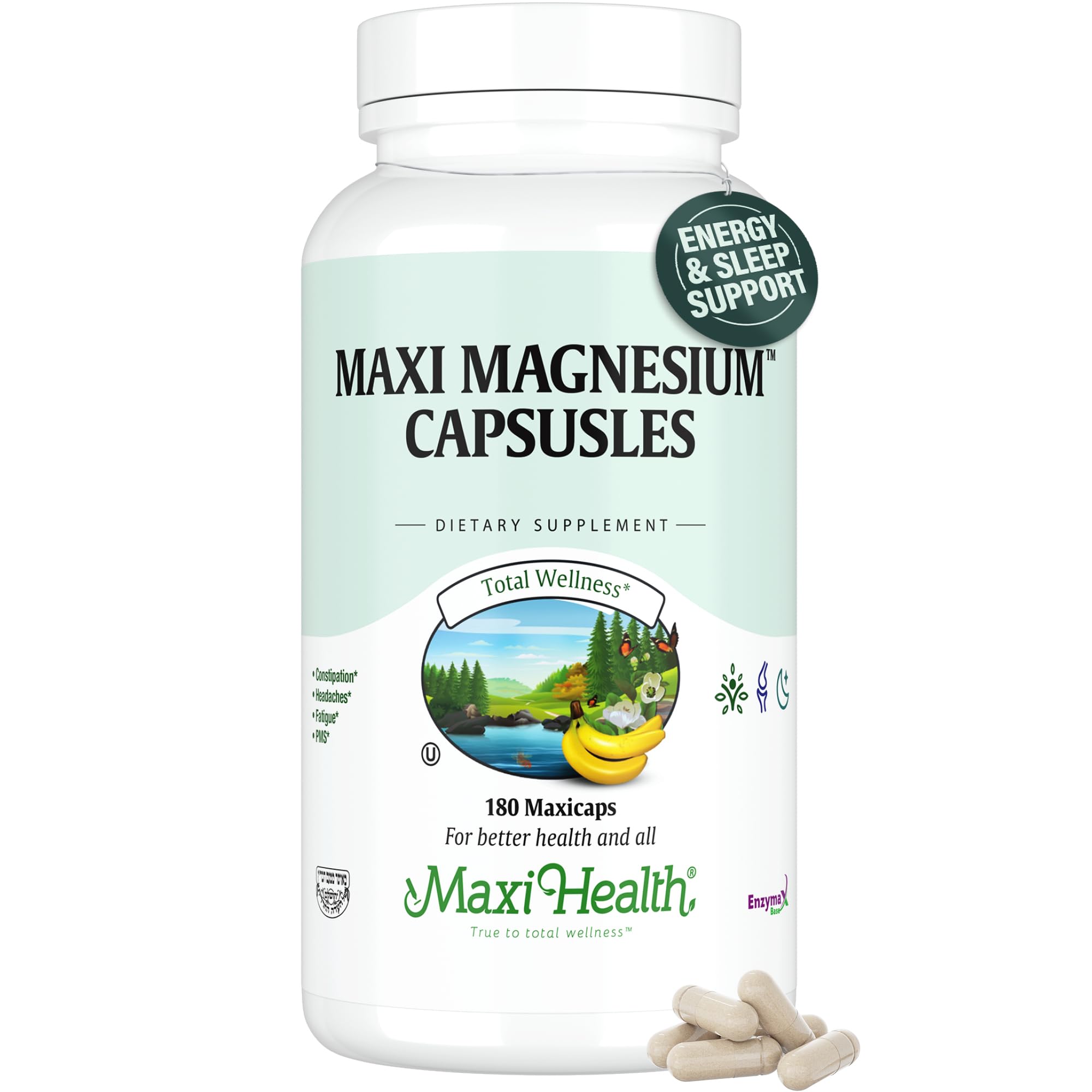 Maxi Health Magnesium Supplement 240g front view