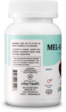 Maxi Health Mel-O-Chew packaging with 100 tablets