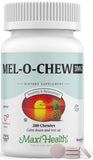 Maxi Health Mel-O-Chew Sleep Supplement back view of packaging