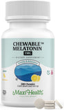 Maxi Health Melatonin 1mg Chewable Tablets lemon flavour