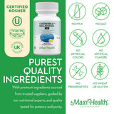 Maxi Health Melatonin 1mg Chewable Tablets showing chewable texture