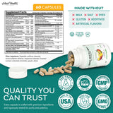 Maxi Health Mini Multi Vitamins capsules on a table