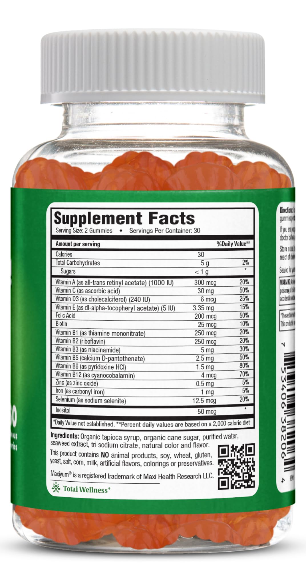 Maxi Health Multi-Licious Multivitamin Gummies 222g cherry flavour