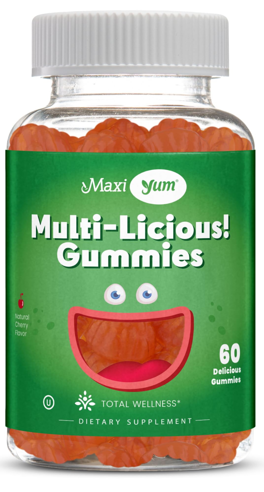 Maxi Health Multi-Licious Multivitamin Gummies 222g front view