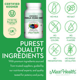Maxi Health Omega-3 Chewable Supplement 1000mg Fruity Burst softgels