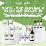 Maxi Health Omega-3 Fish Oil Liquid for Kids 395g lifestyle scene