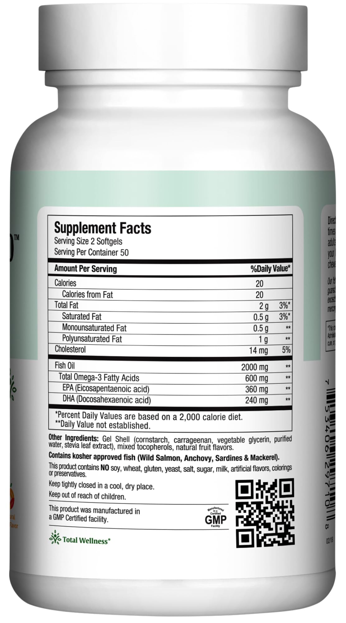 Maxi Health Omega Yums Omega-3 Fish Oil Gummies packaging