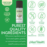 Maxi Health Organic Aged Garlic Extract Liquid Supplement in a lifestyle setting
