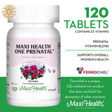 Maxi Health Prenatal Vitamins tablet close-up