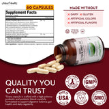 Maxi Health Probiotic Capsules side view showing capsule details