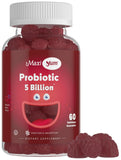 Maxi Health Probiotic Gummies 5 Billion CFU front view with packaging