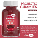 Maxi Health Probiotic Gummies 5 Billion CFU showing gummies in hand