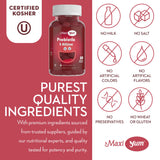 Maxi Health Probiotic Gummies 5 Billion CFU side view of packaging