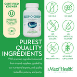 Maxi Health Sleep Supplements packaging back view