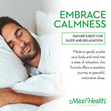 Maxi Health Sleep Supplements side view of the bottle