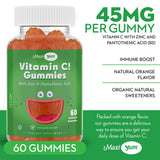 Maxi Health Vitamin C + Zinc Gummies close-up