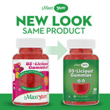 Maxi Health Vitamin D3 Gummies 60 count bottle side view