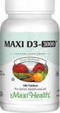 Maxi Health Vitamin D3 supplement front view packaging