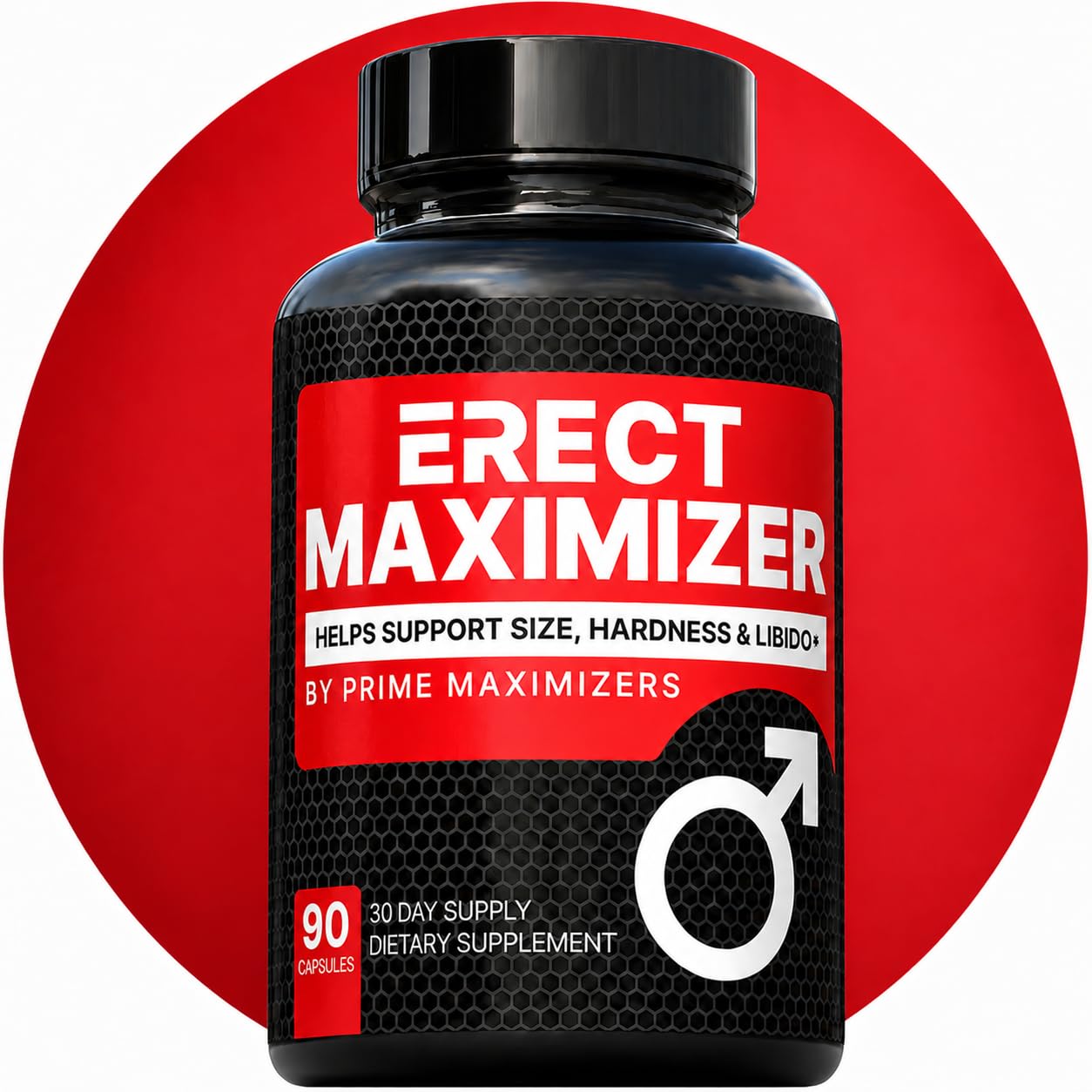 MAXIMIZERS Male Performance support 60 Capsules front view