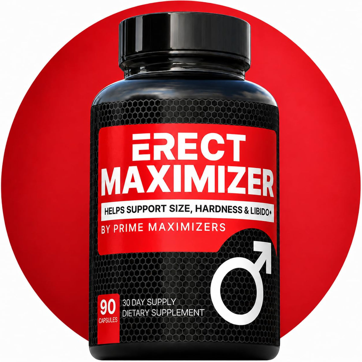 MAXIMIZERS Male Performance support 60 Capsules front view