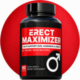 MAXIMIZERS Male Performance support 60 Capsules front view