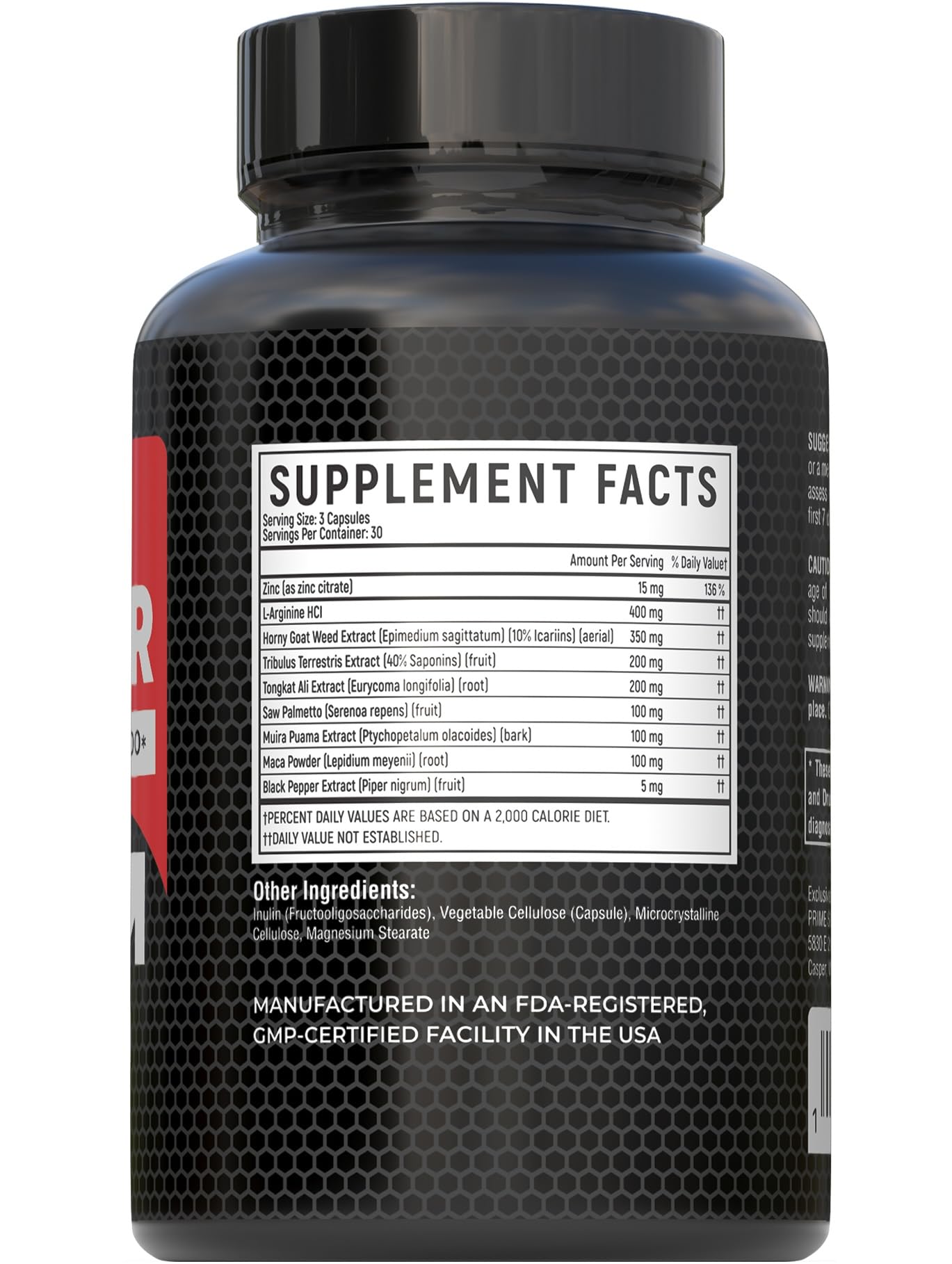 MAXIMIZERS Male Performance support capsules in hand
