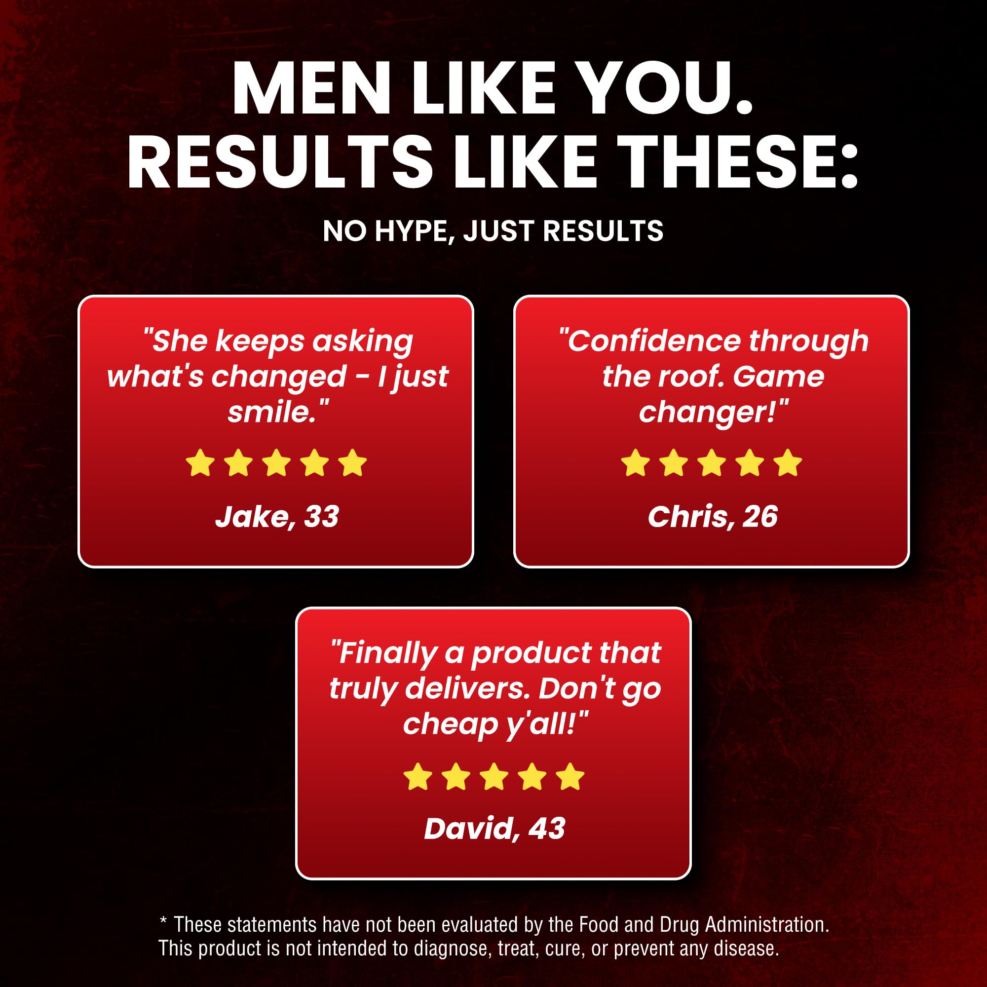 MAXIMIZERS Male Performance support with workout gear