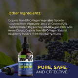 MaxImmunity Elderberry Liquid Drops with fresh elderberries