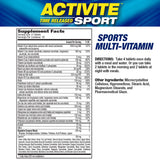Maximum Human Performance Activite Sport Multi-Vitamin 120 Tablets side view